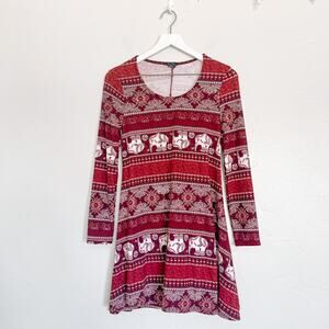 rue21 Purple Elephant Dress Small
